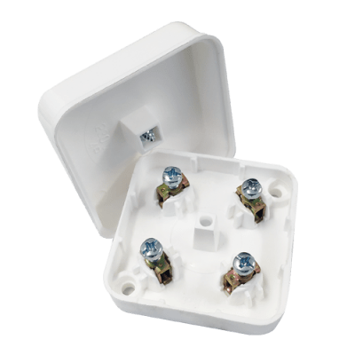 Caixas de derivação com bornes